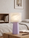 Elise – Lampe à poser pastel lilas, médium