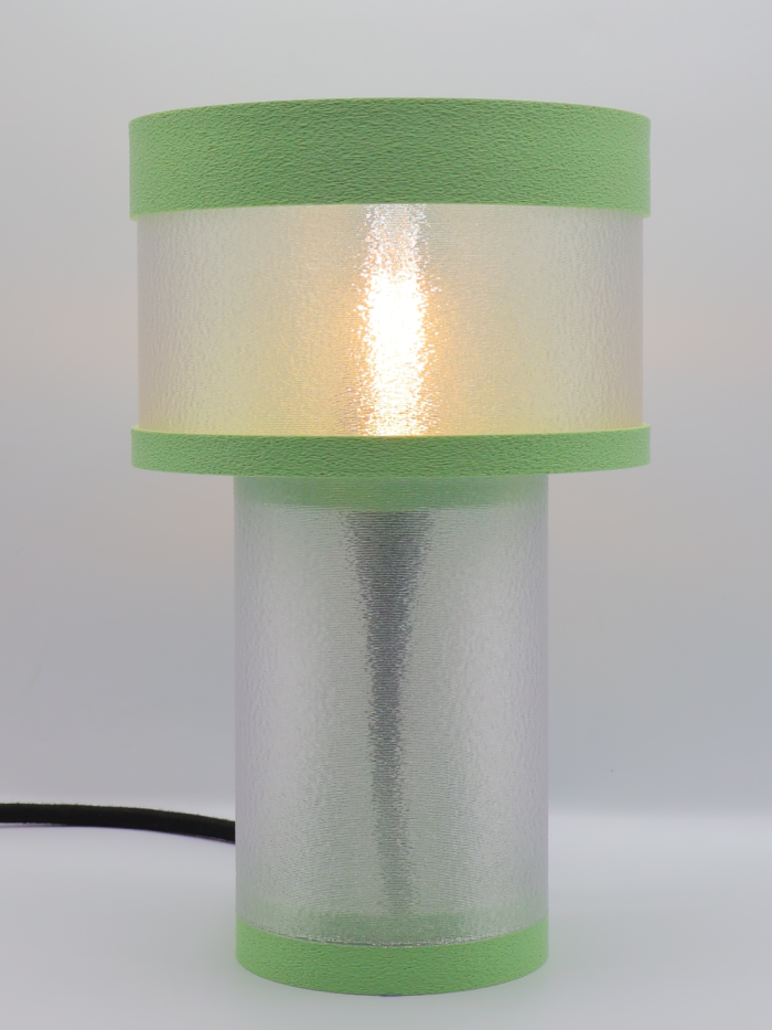 Clarisse – Lampe à poser design finition Pastel Vert – Disponible en plusieurs couleurs