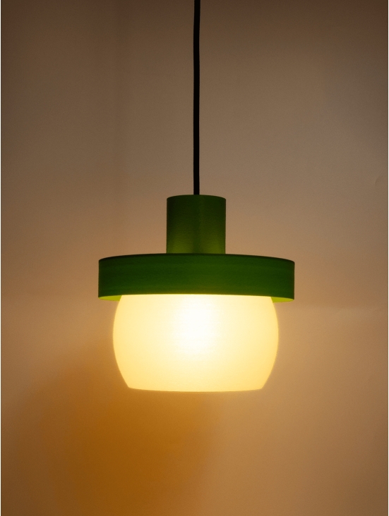 Clemence – suspension design pop verte, médium