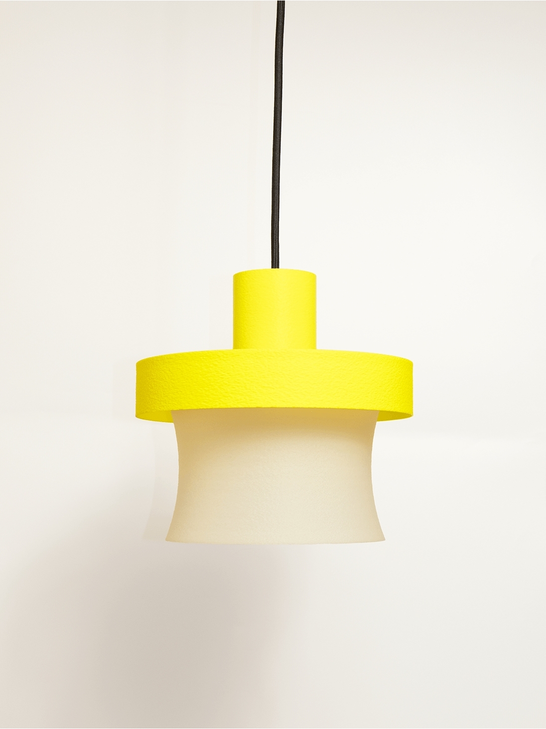 Aurelie – suspension design pop jaune, médium