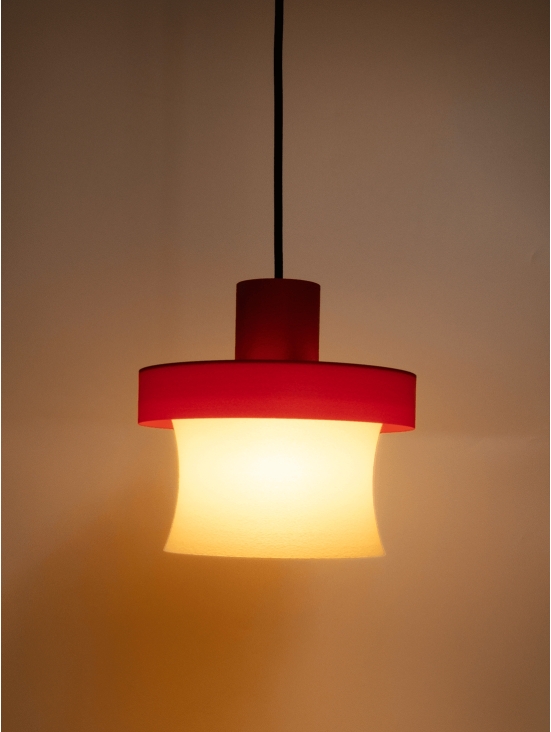 Aurelie – suspension design pop rouge, médium