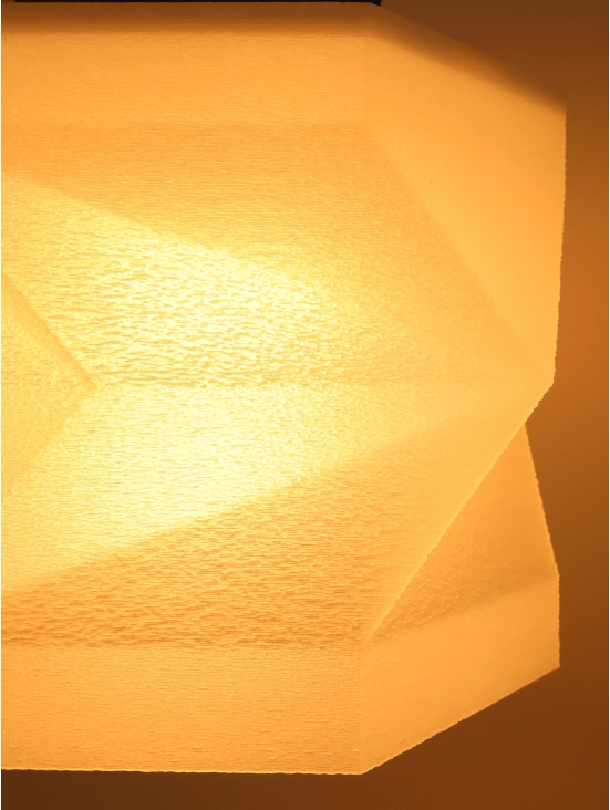 Elise – suspension design pop orange, médium