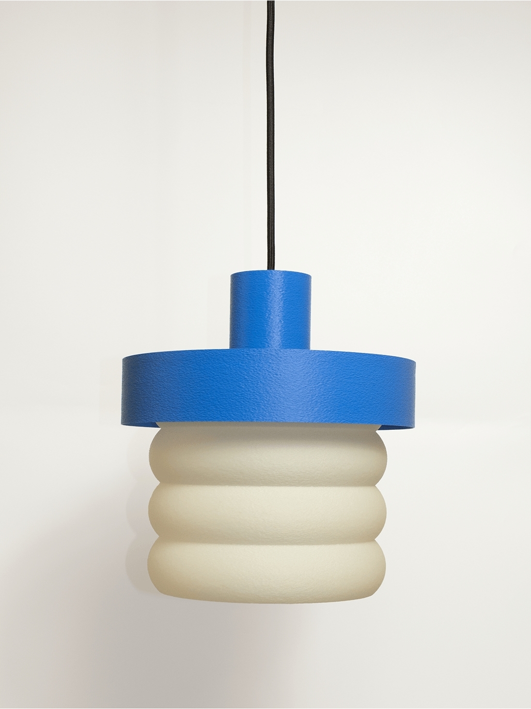 Coralie – suspension design pop bleu, large Coralie – suspension design pop bleu, large
