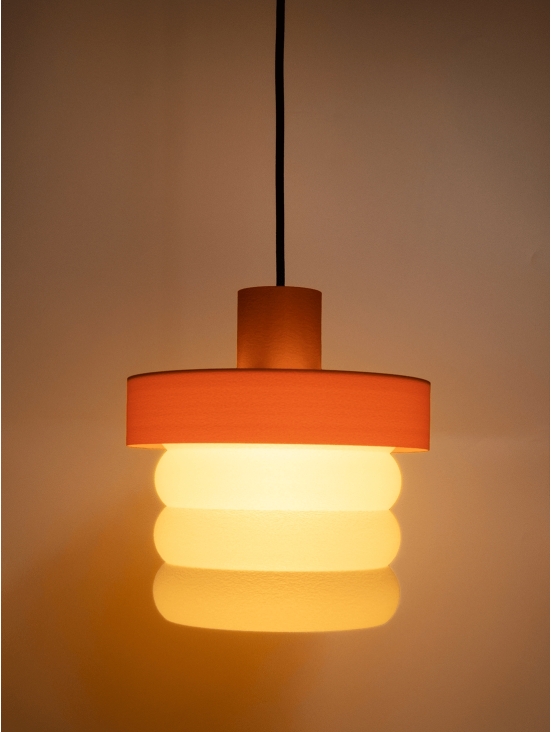 Coralie – suspension design pop orange, large