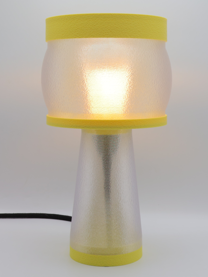 Clémence – Lampe à poser design, Couleurs PASTEL, Équilibre – Luminaire haut de gamme en impression 3D