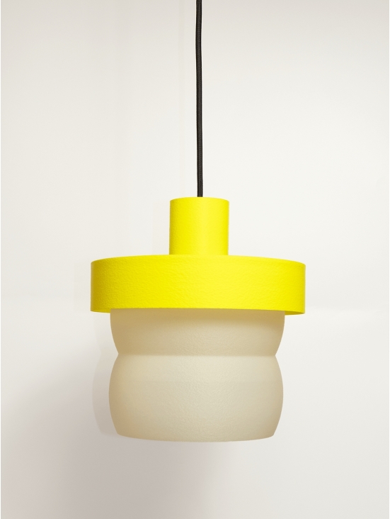 Stella – suspension design pop jaune, large
