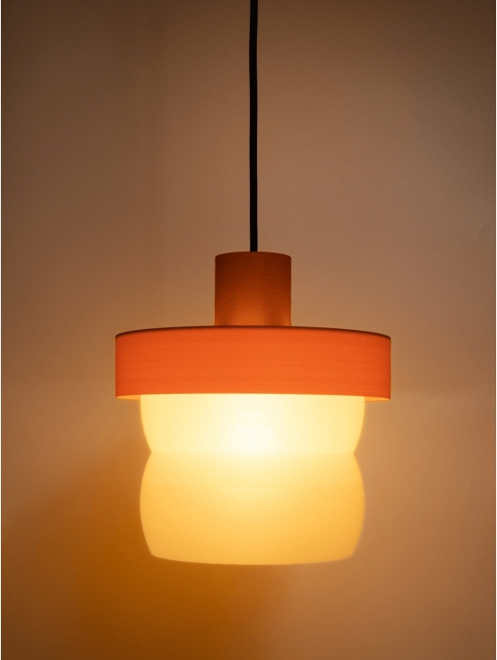 Stella – suspension design pop orange, large