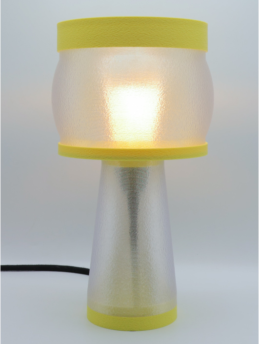 Clémence – Lampe à poser design, Couleurs PASTEL, Équilibre – Luminaire haut de gamme en impression 3D