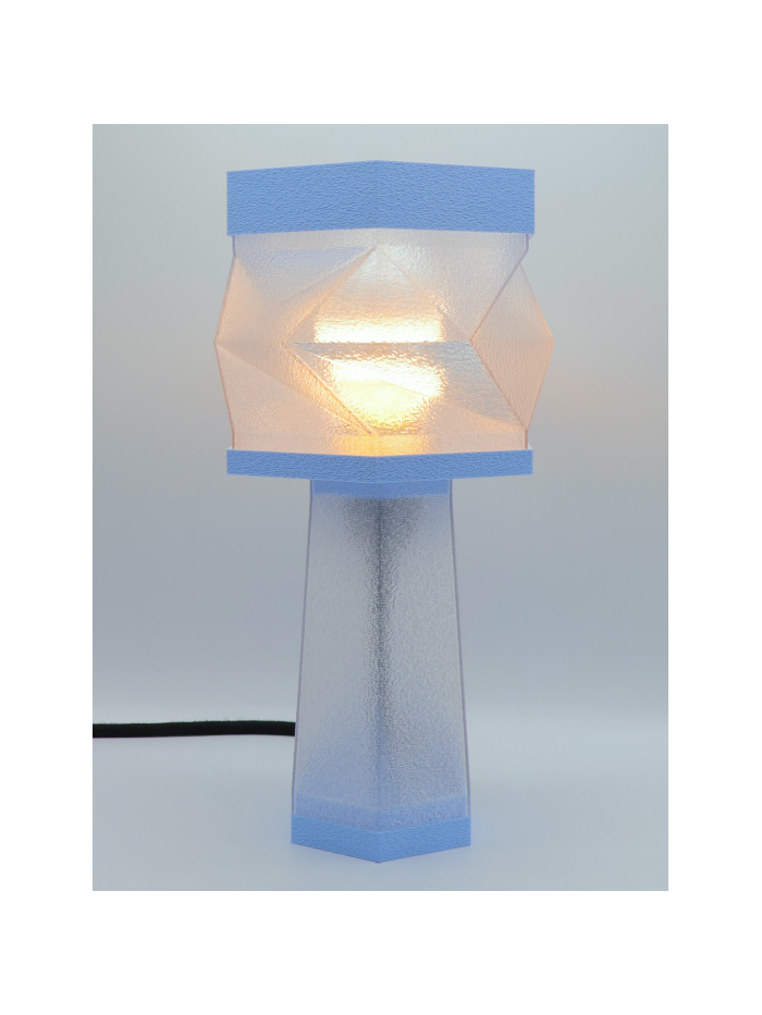 Élise – Lampe à poser design, Couleurs PASTEL, Équilibre – Luminaire haut de gamme en impression 3D