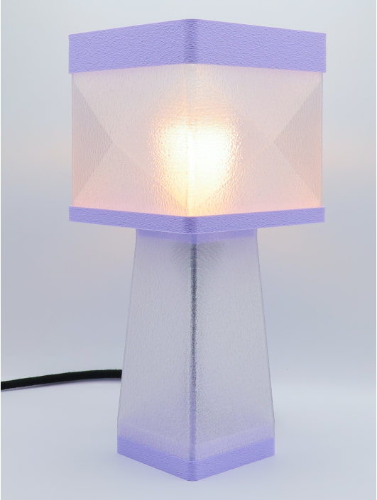 Isabelle – Lampe à poser design, Couleurs PASTEL, Équilibre – Luminaire haut de gamme en impression 3D