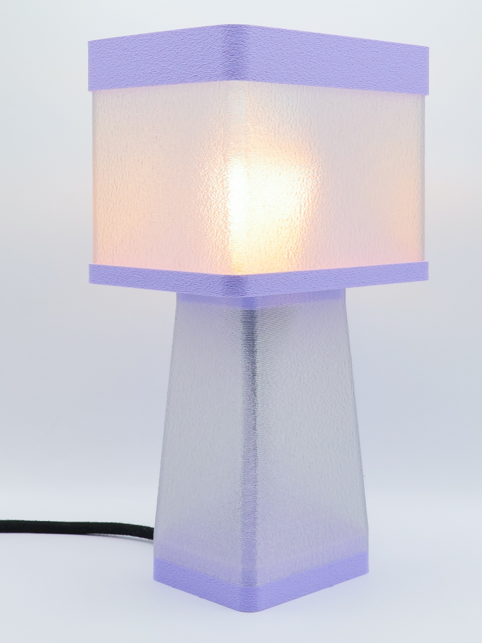 Gabrielle – Lampe à poser design, Couleurs PASTEL, Équilibre – Luminaire haut de gamme en impression 3D