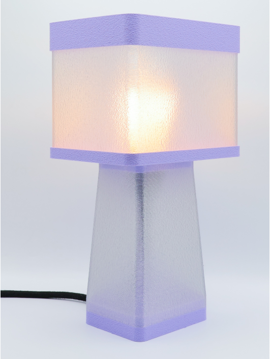 Gabrielle – Lampe à poser design, Couleurs PASTEL, Équilibre – Luminaire haut de gamme en impression 3D