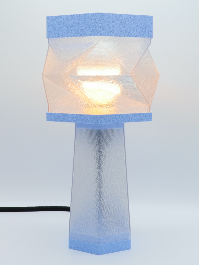Élise – Lampe à poser design, Couleurs PASTEL, Équilibre – Luminaire haut de gamme en impression 3D