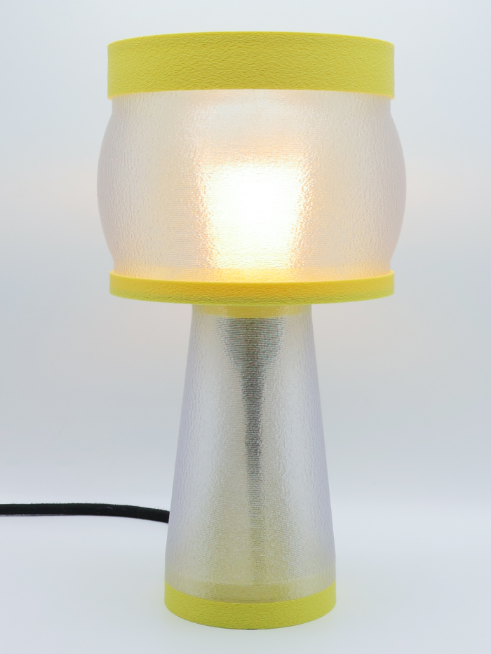 Clémence – Lampe à poser design, Couleurs PASTEL, Équilibre – Luminaire haut de gamme en impression 3D