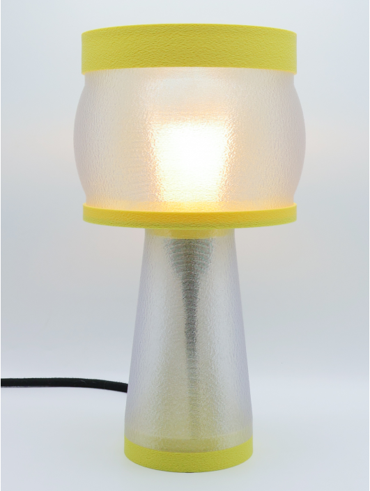 Clémence – Lampe à poser design, Couleurs PASTEL, Équilibre – Luminaire haut de gamme en impression 3D