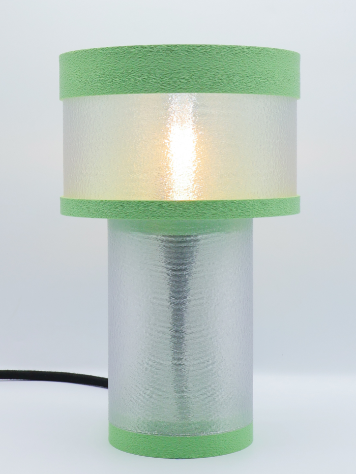 Clarisse – Lampe à poser design finition Pastel Vert – Disponible en plusieurs couleurs