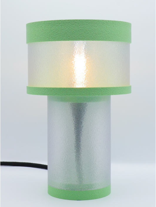 Clarisse – Lampe à poser design finition Pastel Vert – Disponible en plusieurs couleurs