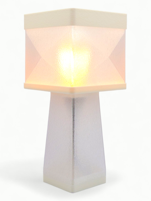 Isabelle – Lampe à poser design, Couleurs POP, Équilibre – Luminaire haut de gamme en impression 3D