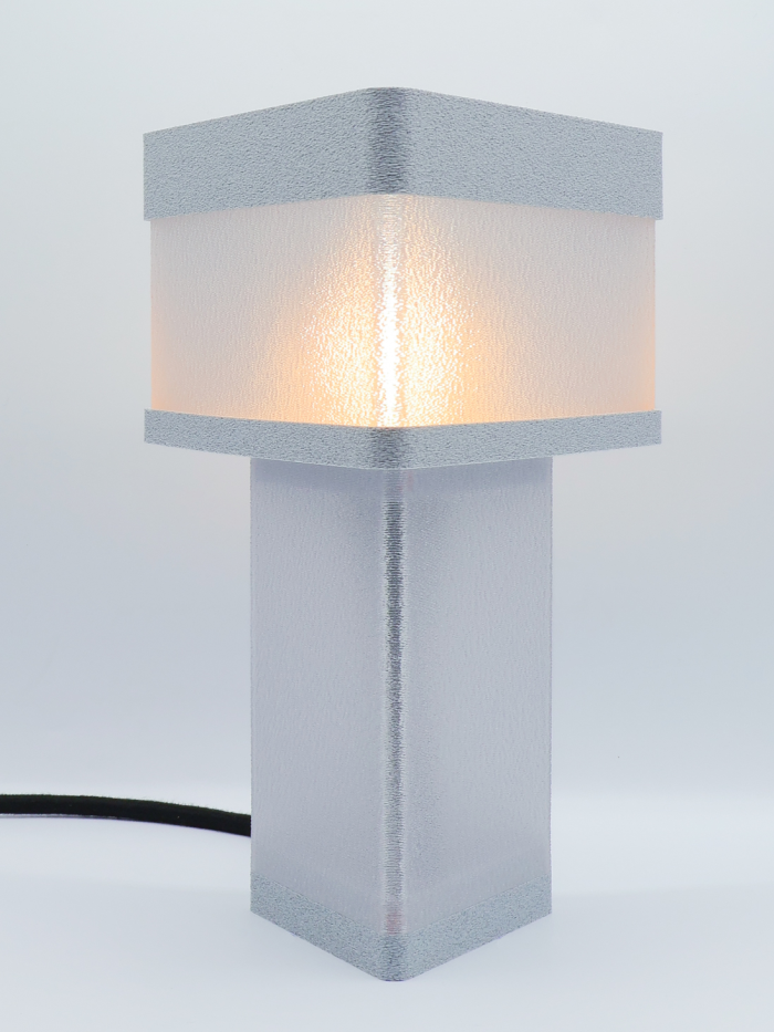 Maelle – Lampe à poser design finition Granit – Disponible en plusieurs couleurs