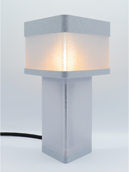 Maelle – Lampe à poser design finition Granit – Disponible en plusieurs couleurs