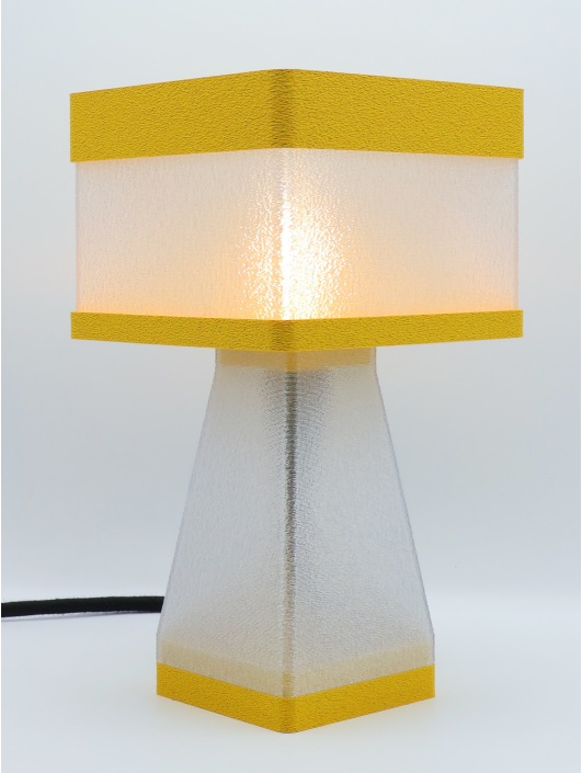Juliane – Lampe à poser design finition Granit – Disponible en plusieurs couleurs