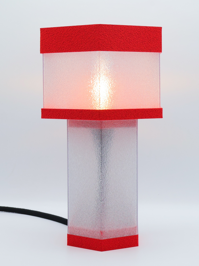 Jacqueline – Lampe à poser design finition Granit – Disponible en plusieurs couleurs