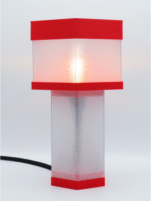 Jacqueline – Lampe à poser design finition Granit – Disponible en plusieurs couleurs