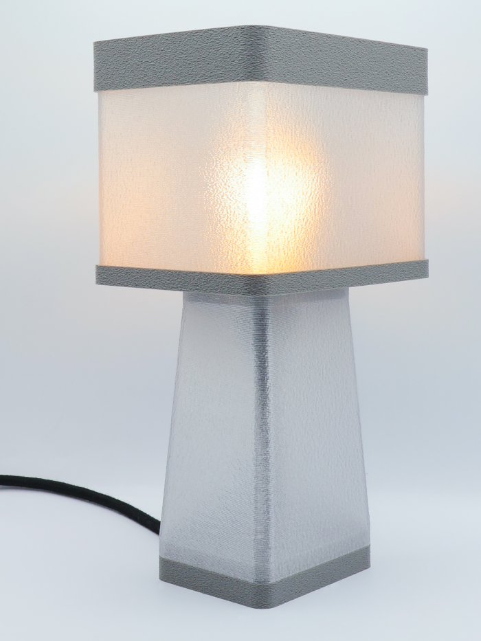 Gabrielle – Lampe à poser design, Couleurs POP, Équilibre – Luminaire haut de gamme en impression 3D