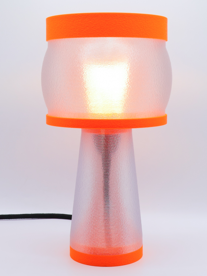 Clémence – Lampe à poser design, Couleurs POP, Équilibre – Luminaire haut de gamme en impression 3D