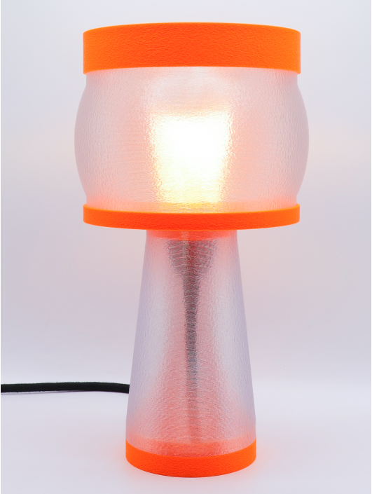 Clémence – Lampe à poser design, Couleurs POP, Équilibre – Luminaire haut de gamme en impression 3D