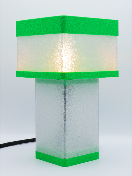 Priscilla – Lampe à poser en impression 3D – Disponible en toutes couleurs POP