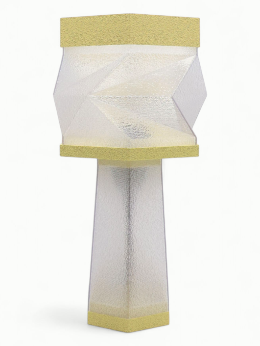 Élise – Lampe à poser design, Couleurs GRANIT, Équilibre – Luminaire haut de gamme en impression 3D