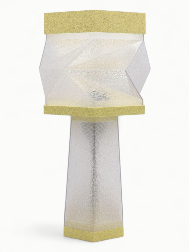 Élise – Lampe à poser design, Couleurs GRANIT, Équilibre – Luminaire haut de gamme en impression 3D