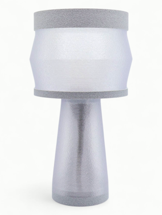 Aurélie – Lampe à poser design, Couleurs GRANIT, Équilibre – Luminaire haut de gamme en impression 3D