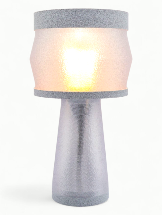 Aurélie – Lampe à poser design, Couleurs GRANIT, Équilibre – Luminaire haut de gamme en impression 3D
