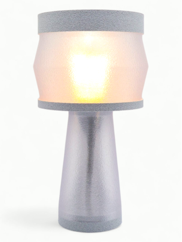Aurélie – Lampe à poser design, Couleurs GRANIT, Équilibre – Luminaire haut de gamme en impression 3D