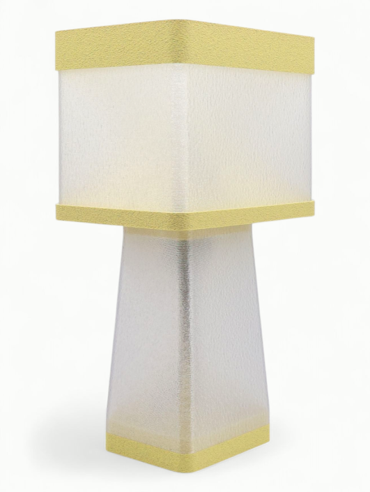 Gabrielle – Lampe à poser design, Couleurs GRANIT, Équilibre – Luminaire haut de gamme en impression 3D