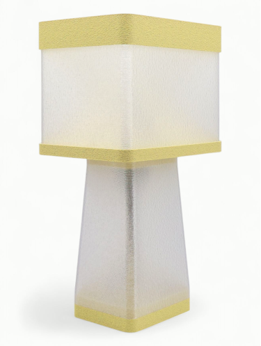 Gabrielle – Lampe à poser design, Couleurs GRANIT, Équilibre – Luminaire haut de gamme en impression 3D