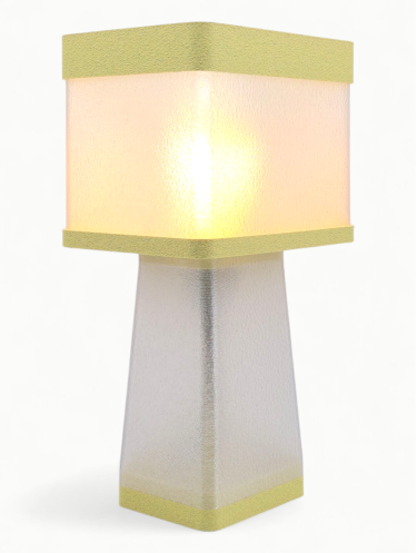 Gabrielle – Lampe à poser design, Couleurs GRANIT, Équilibre – Luminaire haut de gamme en impression 3D