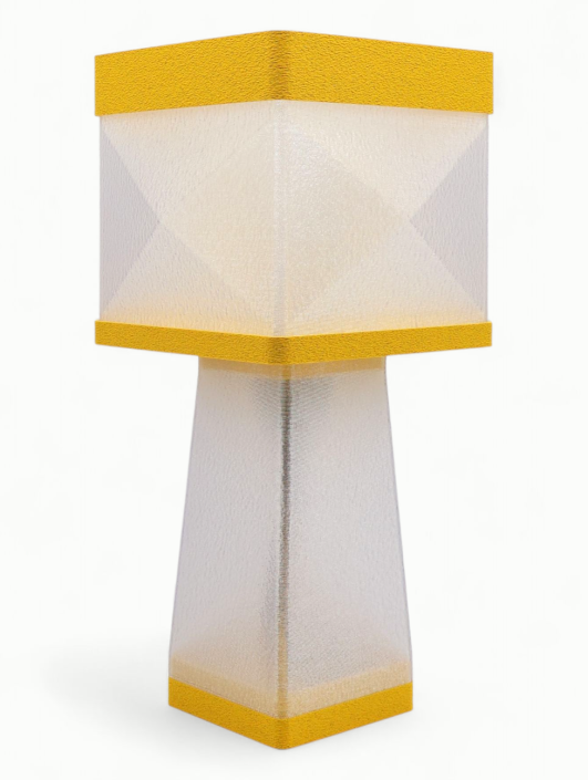Isabelle – Lampe à poser design, Couleurs GRANIT, Équilibre – Luminaire haut de gamme en impression 3D