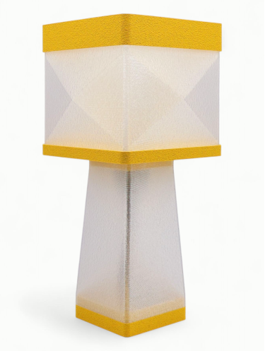 Isabelle – Lampe à poser design, Couleurs GRANIT, Équilibre – Luminaire haut de gamme en impression 3D