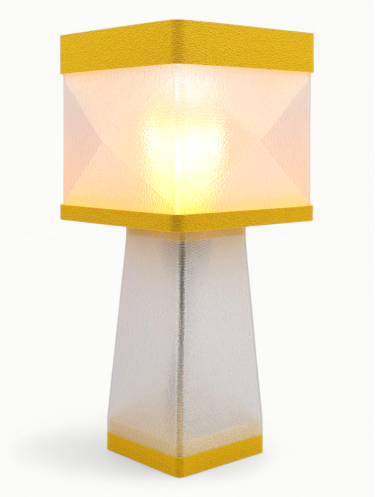 Isabelle – Lampe à poser design, Couleurs GRANIT, Équilibre – Luminaire haut de gamme en impression 3D
