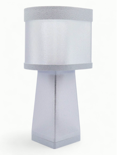 Valérie – Lampe à poser design, Couleurs GRANIT, Équilibre – Luminaire haut de gamme en impression 3D