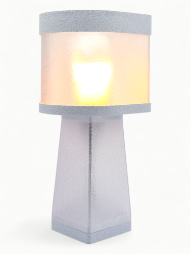 Valérie – Lampe à poser design, Couleurs GRANIT, Équilibre – Luminaire haut de gamme en impression 3D