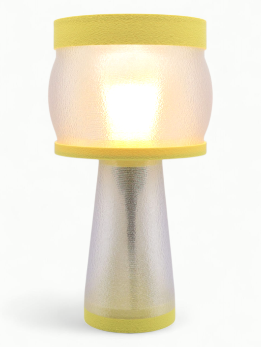 Clémence – Lampe à poser design, Couleurs PASTEL, Équilibre – Luminaire haut de gamme en impression 3D