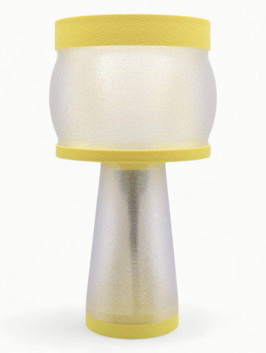 Clémence – Lampe à poser design, Couleurs PASTEL, Équilibre – Luminaire haut de gamme en impression 3D