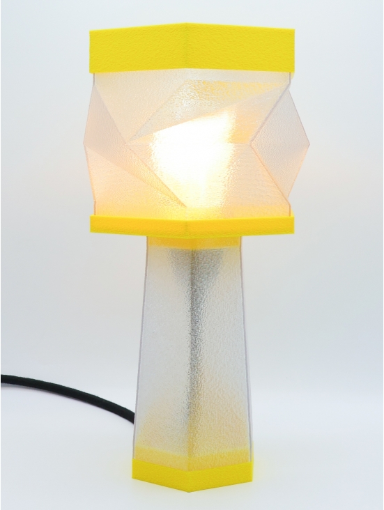 Élise – Lampe à poser design, Couleurs POP, Équilibre – Luminaire en impression 3D
