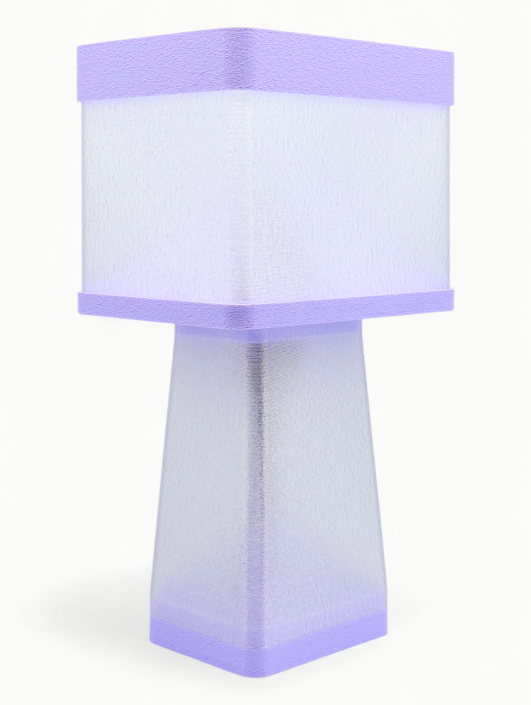 Gabrielle – Lampe à poser design, Couleurs PASTEL, Équilibre – Luminaire haut de gamme en impression 3D