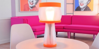 Clémence – Lampe design Lumichrome finition Pop
