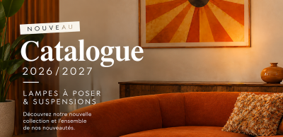 Notre catalogue de luminaires design est disponible